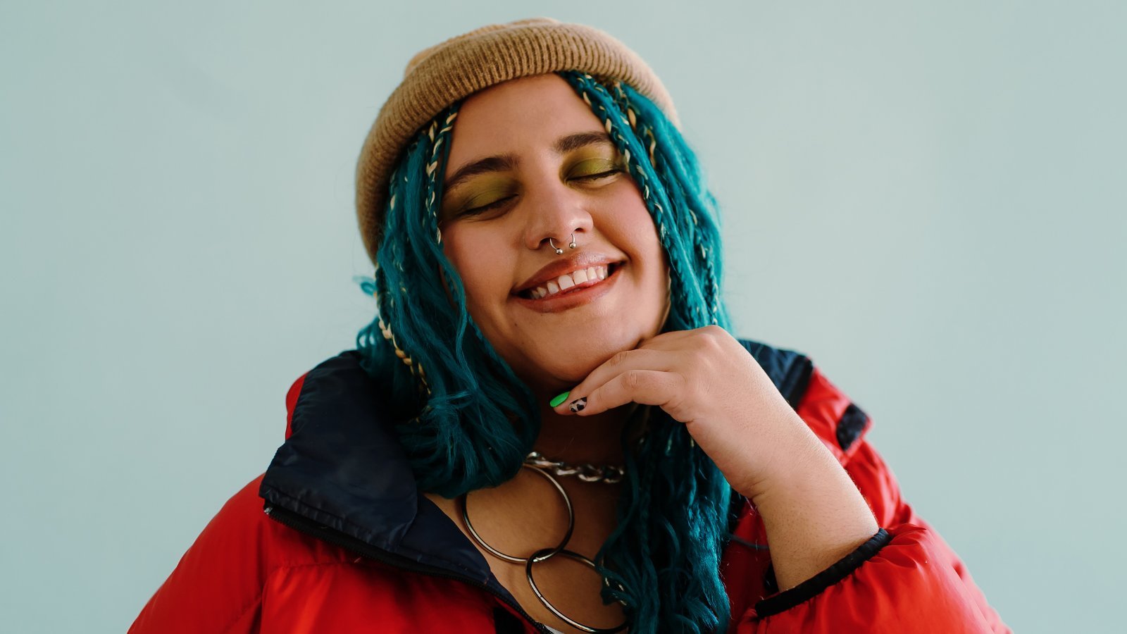 Young woman with blue braids — ADHD neurodivergent therapy Denver